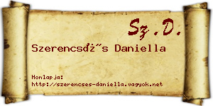 Szerencsés Daniella névjegykártya